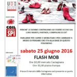 NO FEMMINICIDIO - Flash Mob sabato 25 Giugno 2016