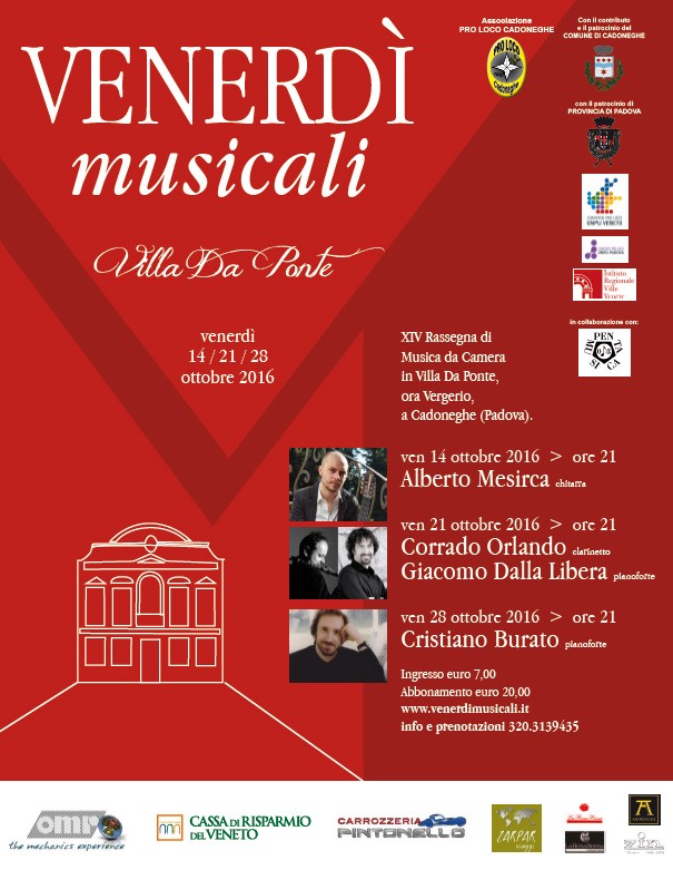 Venerdì Musicali 2016 - XIV edizione