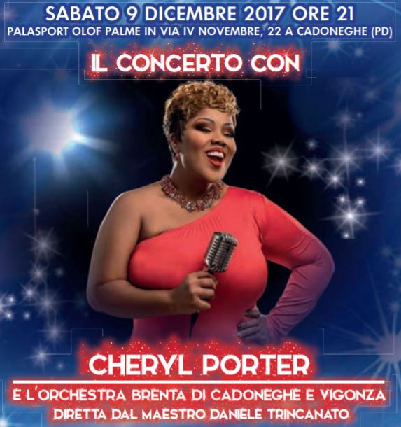 Cheryl Porter e Orchestra Brenta in Concerto per un Natale Solidale