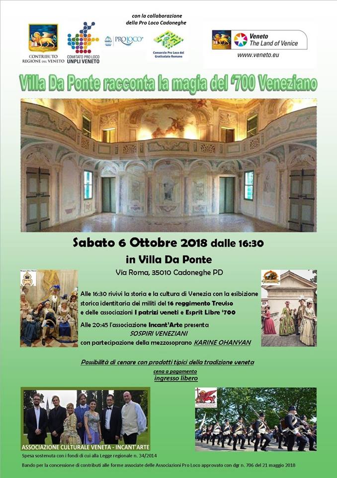 Villa da Ponte racconta la magia del '700 Veneziano