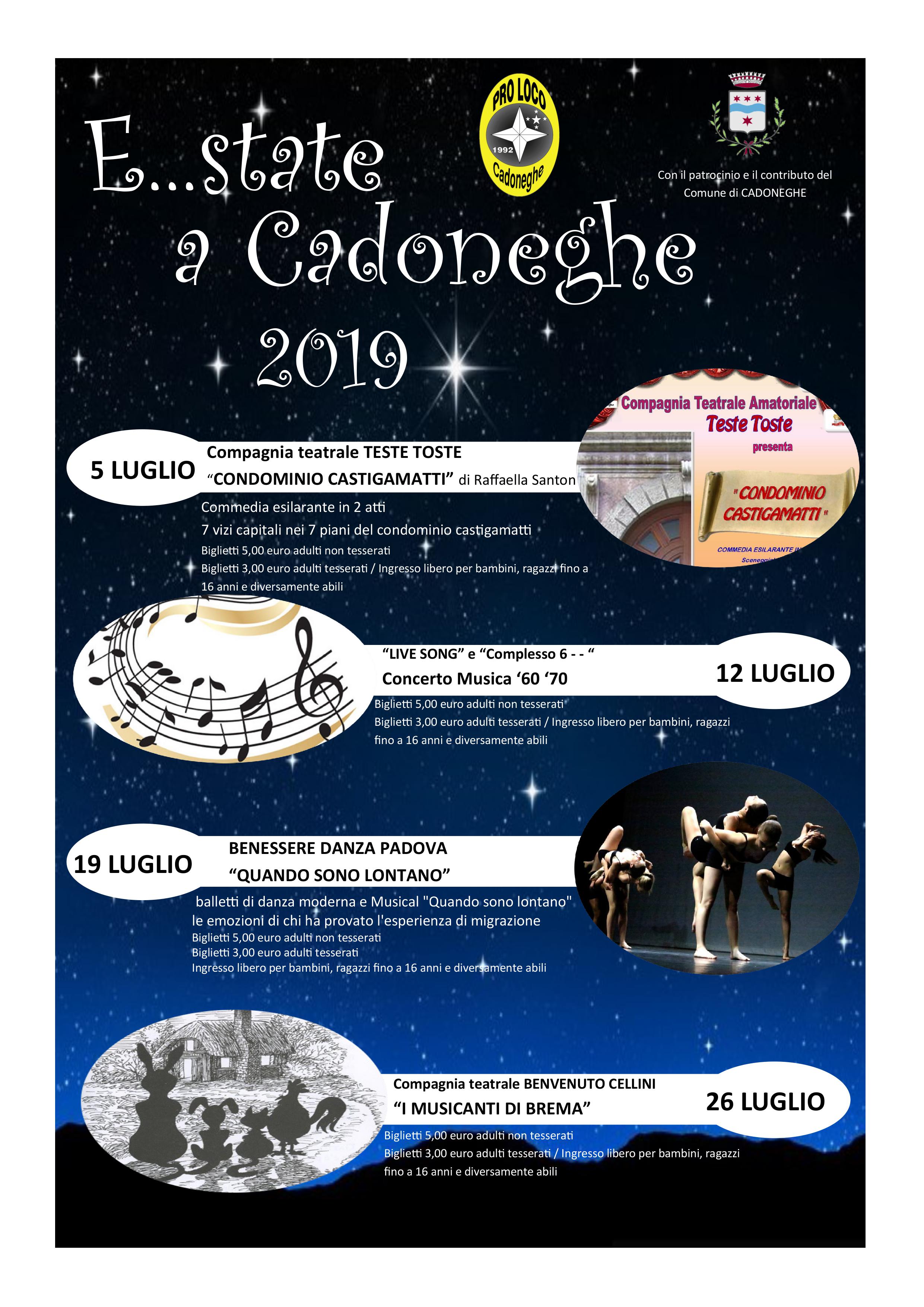 "E...state a Cadoneghe" 2019