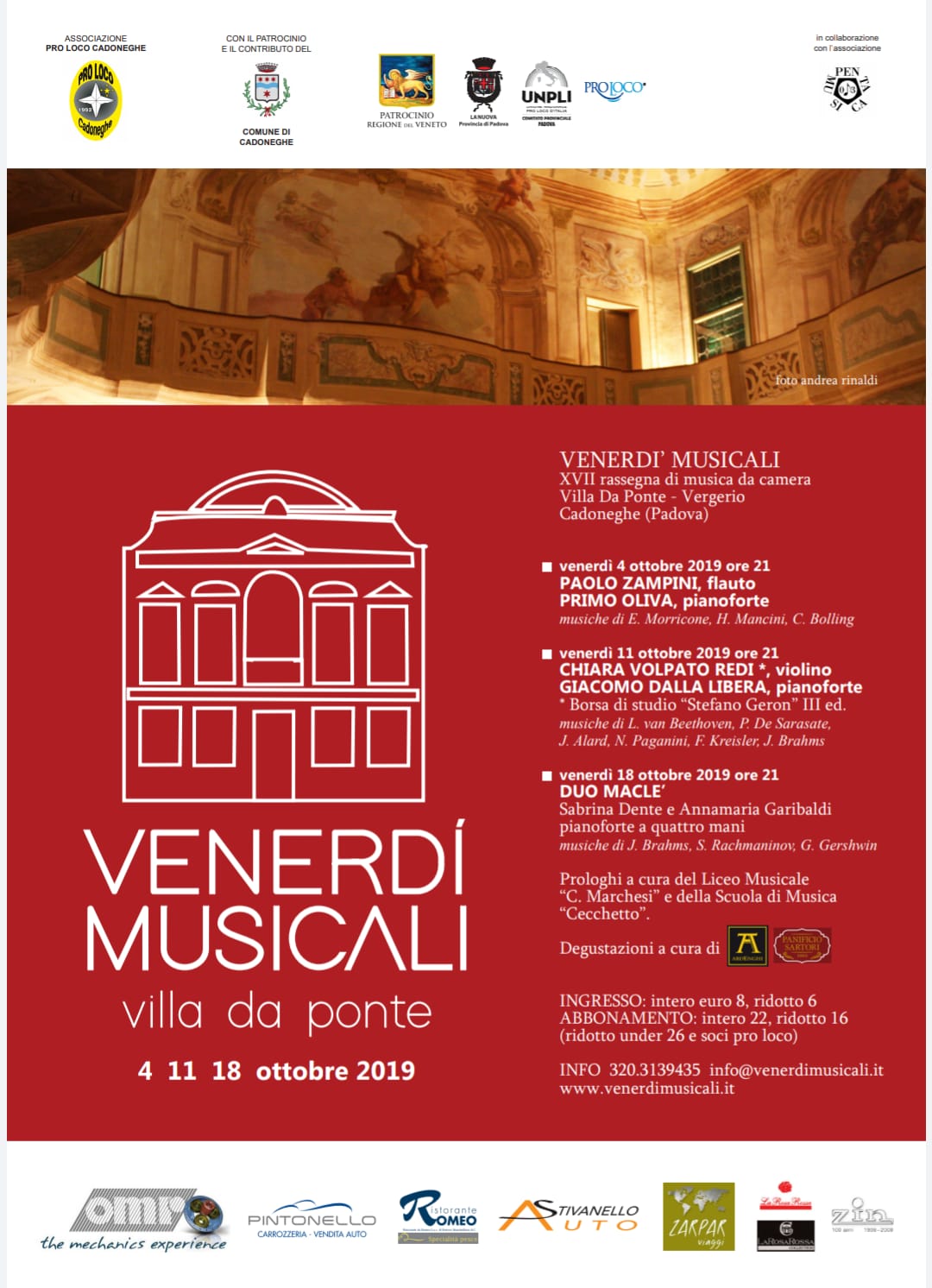 XVII Rassegna Venerdì Musicali 2019