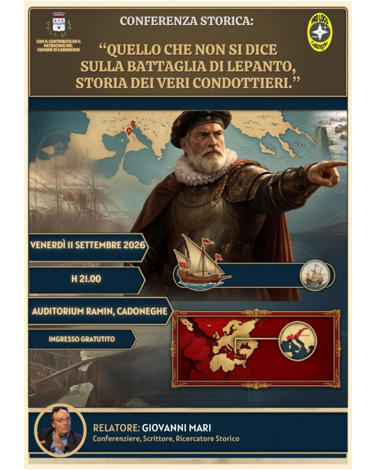 Conferenza sulla Battaglia di Lepanto a Cadoneghe con Giovanni Mari