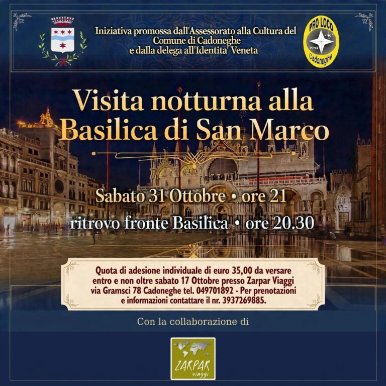 Locandina Serata San Marco
